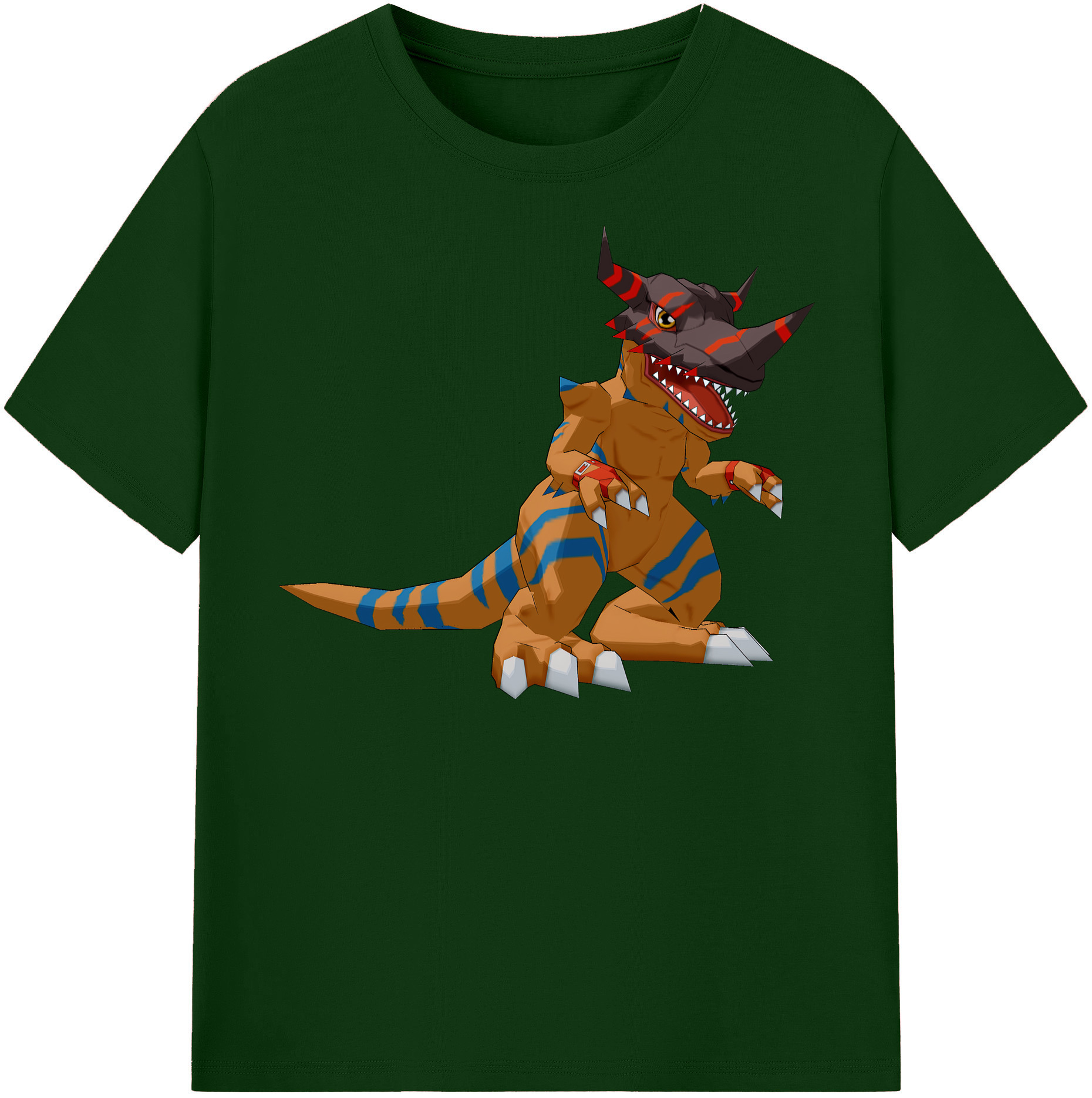（画像用） Digimon デジタルモンスター/デジモン 綿100％半袖Tシャツ（フロントプリント）
